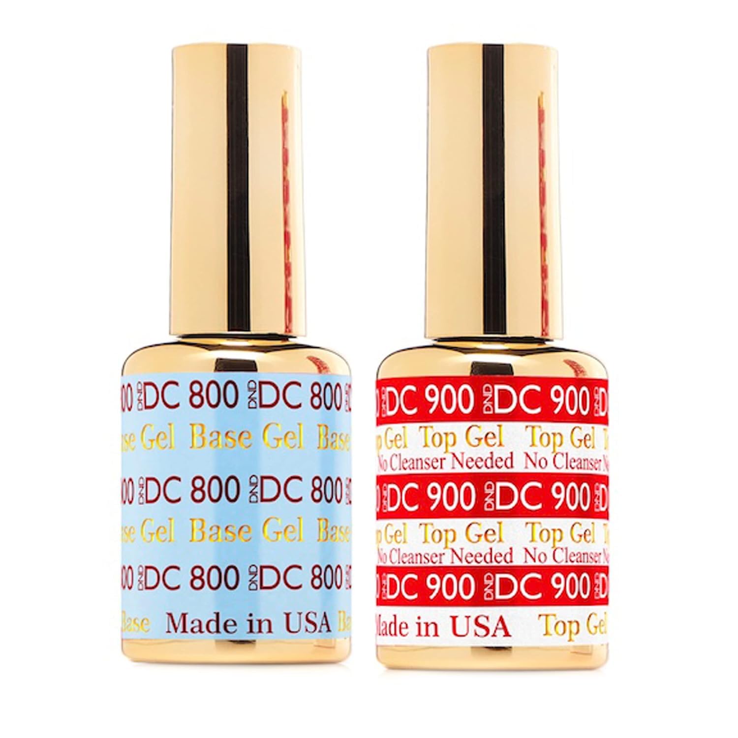 DND GEL BASE TOP - DND BASE & TOP GEL (DND DC 800/900 BASE AND TOP GEL SET)