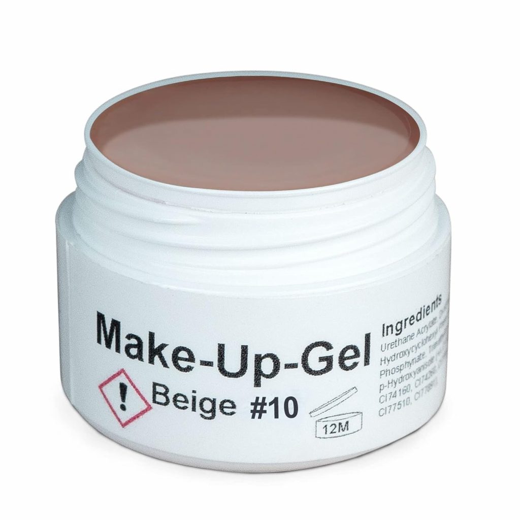 GS-Nails Gel Nail UV - GS-Nails UV Make-Up Camouflage für Nail-Art & Nagel-Design - 1000 ml Härtendes Cover-Gel