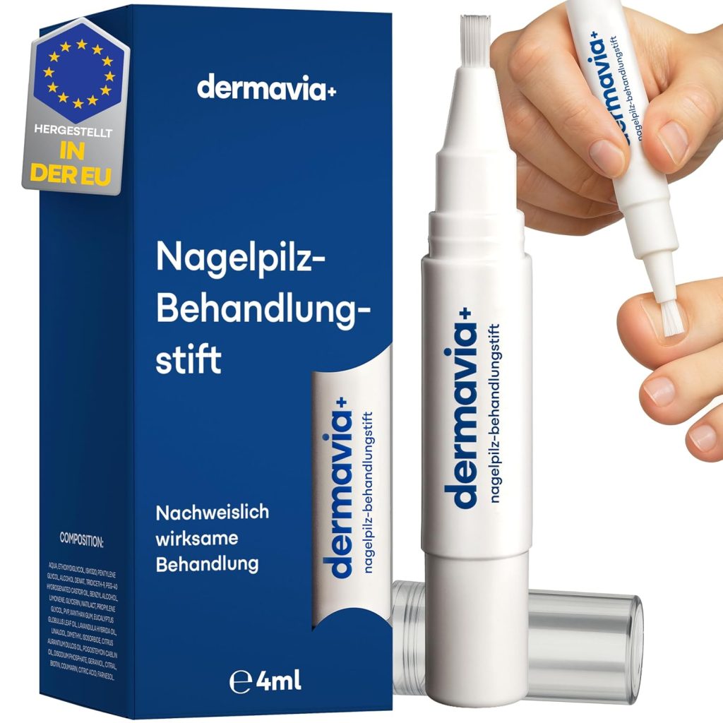 Nagelpilzbehandlung Behandelt Fußpilz ml - Nagelpilzbehandlung – Behandelt Fußpilz, Ringelflechte und Juckreiz – 4 ml Drehstift – Geeignet für Diabetiker – Klinisch erprobte Behandlung – Einfache Anwendung, schnelle Ergebnisse